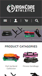 Mobile Screenshot of ironcoreathletics.com
